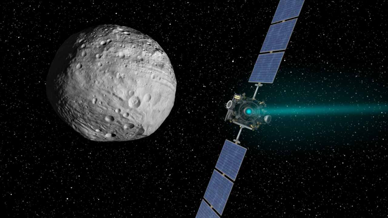 Dawn Spacecraft Leaving Huge Asteroid Vesta Next Week